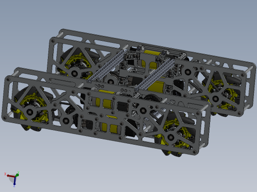 紧凑型麦克纳姆轮驱动器底盘