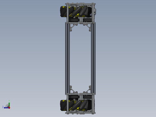 紧凑型麦克纳姆轮驱动器底盘右视缩略图
