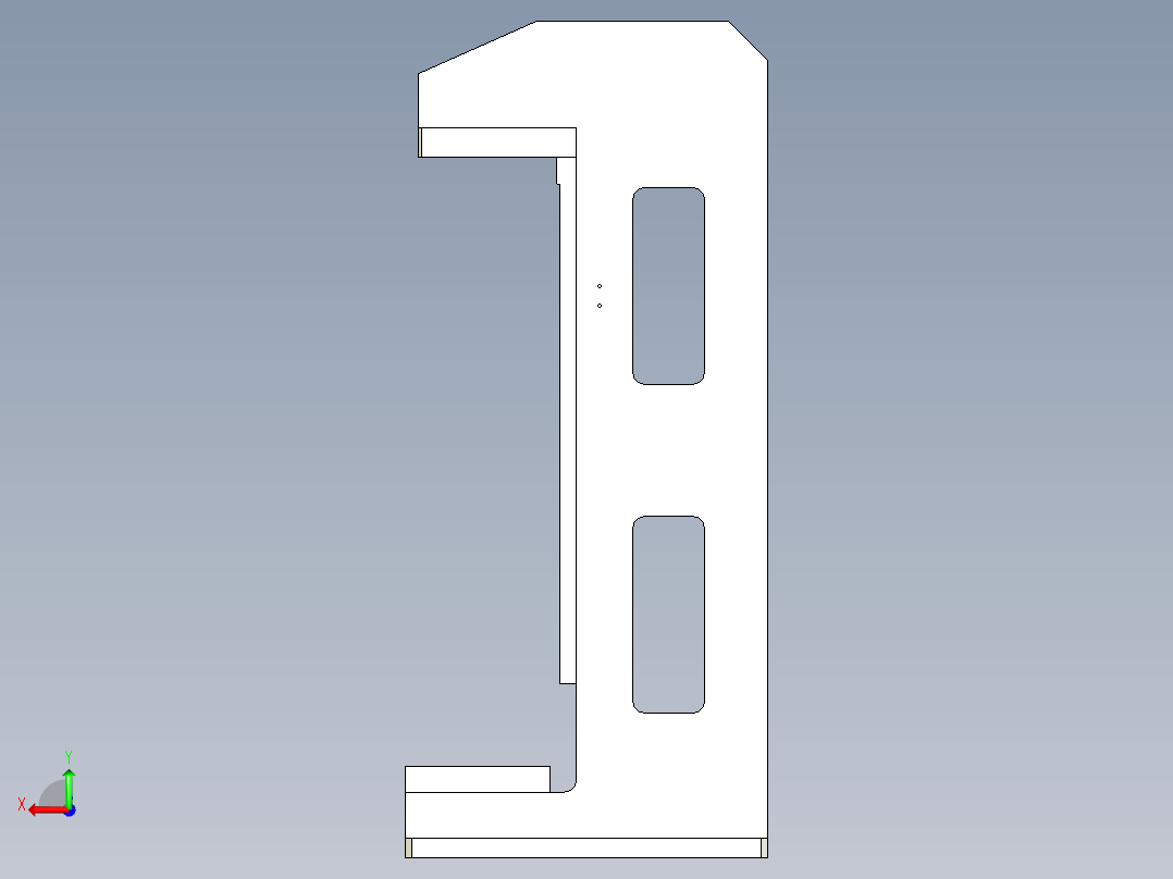 上壳体压机后视图