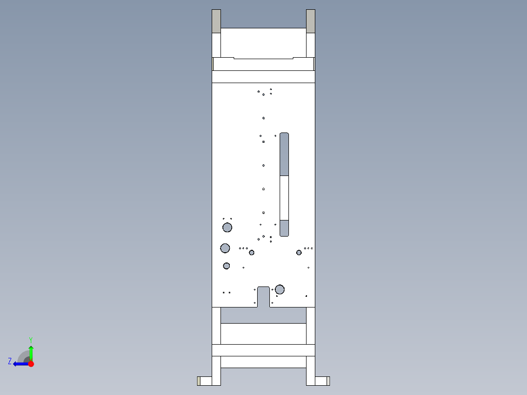 上壳体压机右视图