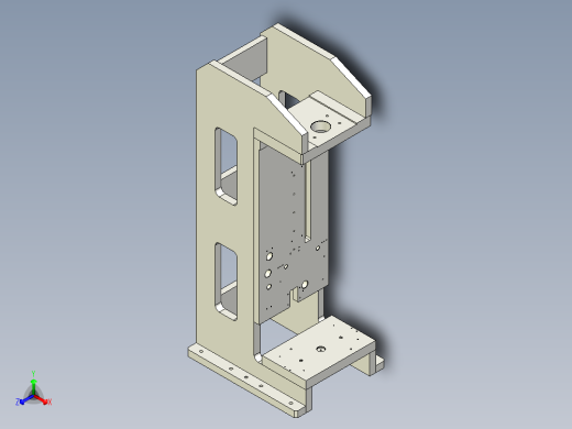 上壳体压机正等轴测缩略图