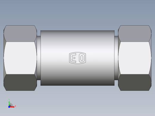 卡套式工业通用硬管接头EO_Weld_bulkhead_fitting_ESV25S前视缩略图