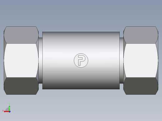 卡套式工业通用硬管接头EO_Weld_bulkhead_fitting_ESV25S后视缩略图
