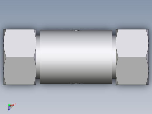 卡套式工业通用硬管接头EO_Weld_bulkhead_fitting_ESV25S俯视缩略图