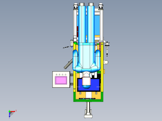 传感器支架压装俯视缩略图