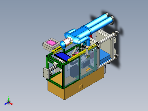 传感器支架压装正等轴测缩略图