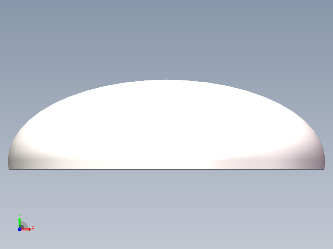 EHA椭圆形封头DN850前视图