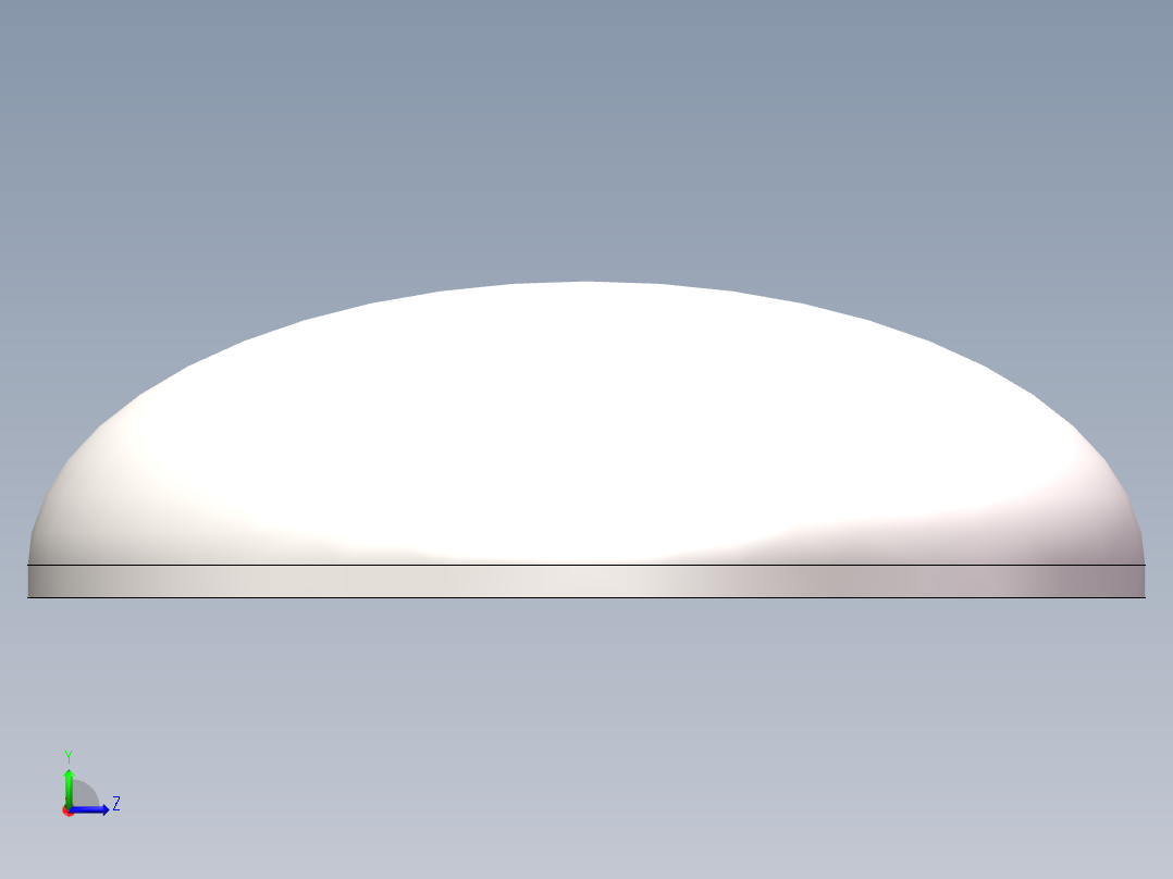 EHA椭圆形封头DN850左视图