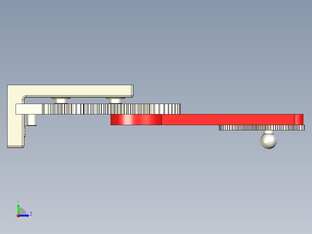 齿轮啮合 (115)左视图