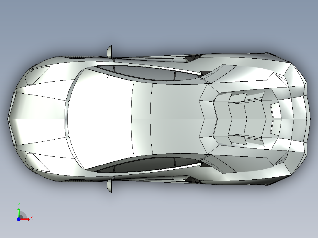 兰博基尼前视图