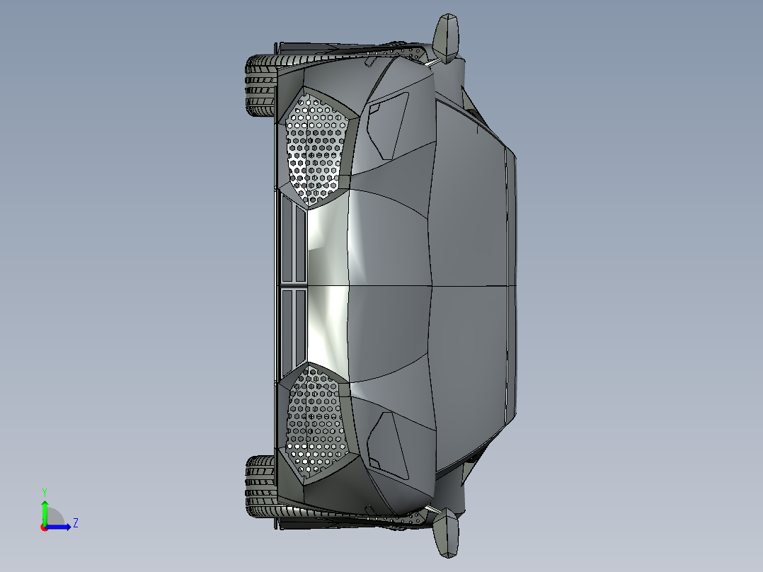 兰博基尼左视图