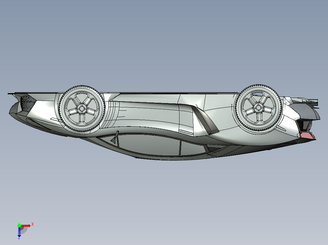 兰博基尼俯视图