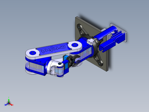 带伺服夹持器的6自由度机器人
