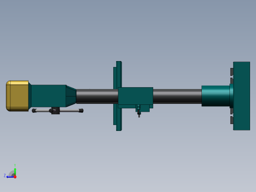 钻床的模型右视缩略图