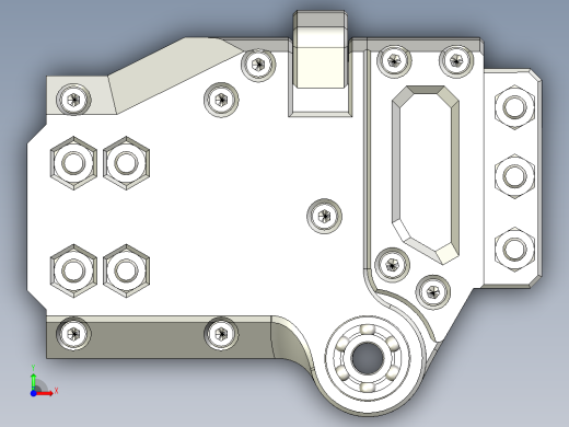 锁定铰链机构前视缩略图