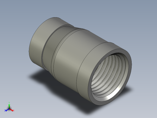 螺纹管管箍-异径有边 DN10-DN8