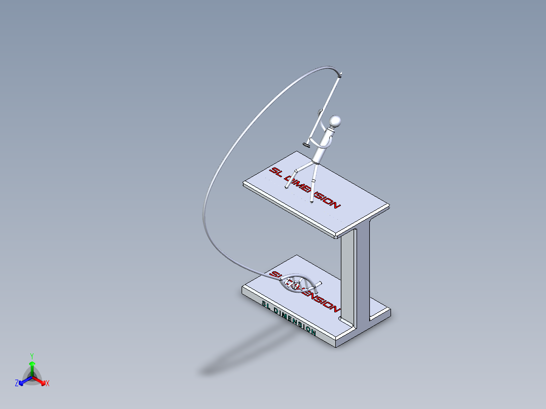 3D钓鱼动画建模
