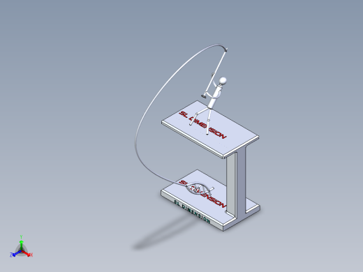 3D钓鱼动画建模