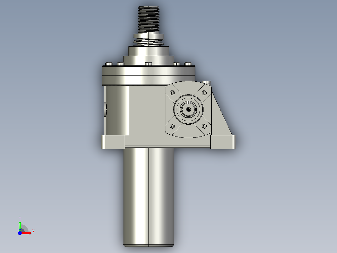 WSH蜗轮蜗杆升降机_WSH_5T_A_S_AR_P前视图