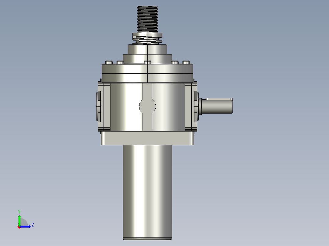 WSH蜗轮蜗杆升降机_WSH_5T_A_S_AR_P左视图