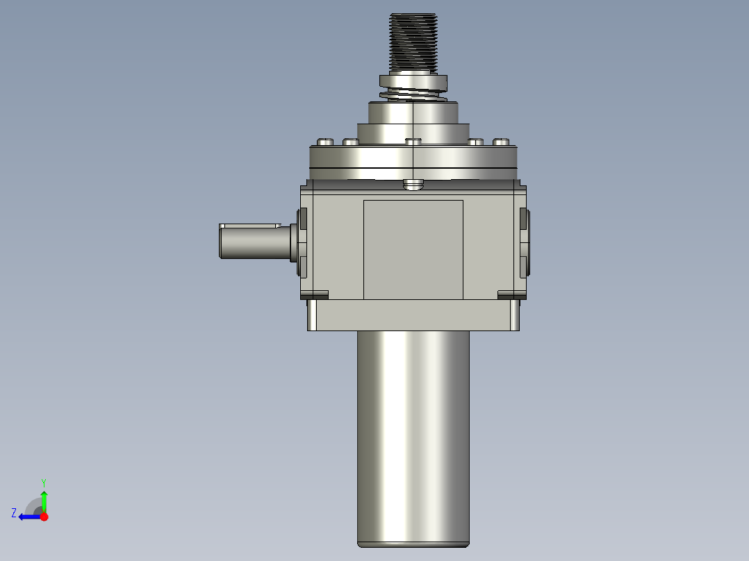 WSH蜗轮蜗杆升降机_WSH_5T_A_S_AR_P右视图