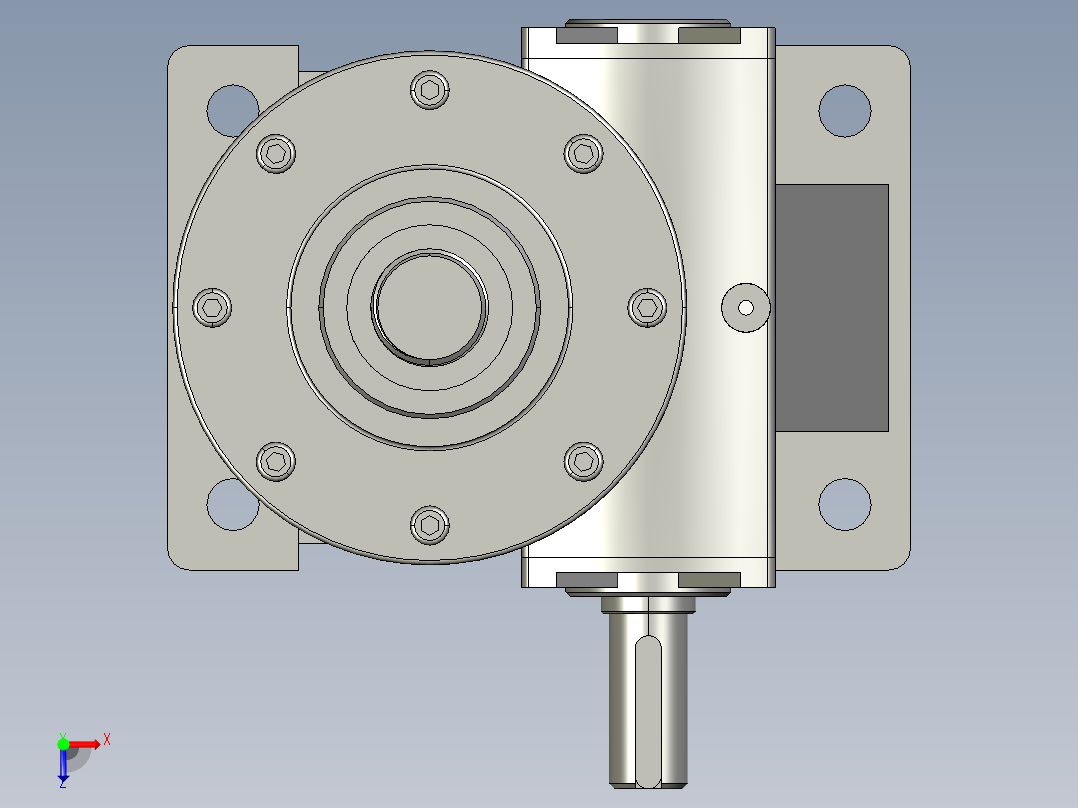 WSH蜗轮蜗杆升降机_WSH_5T_A_S_AR_P俯视图