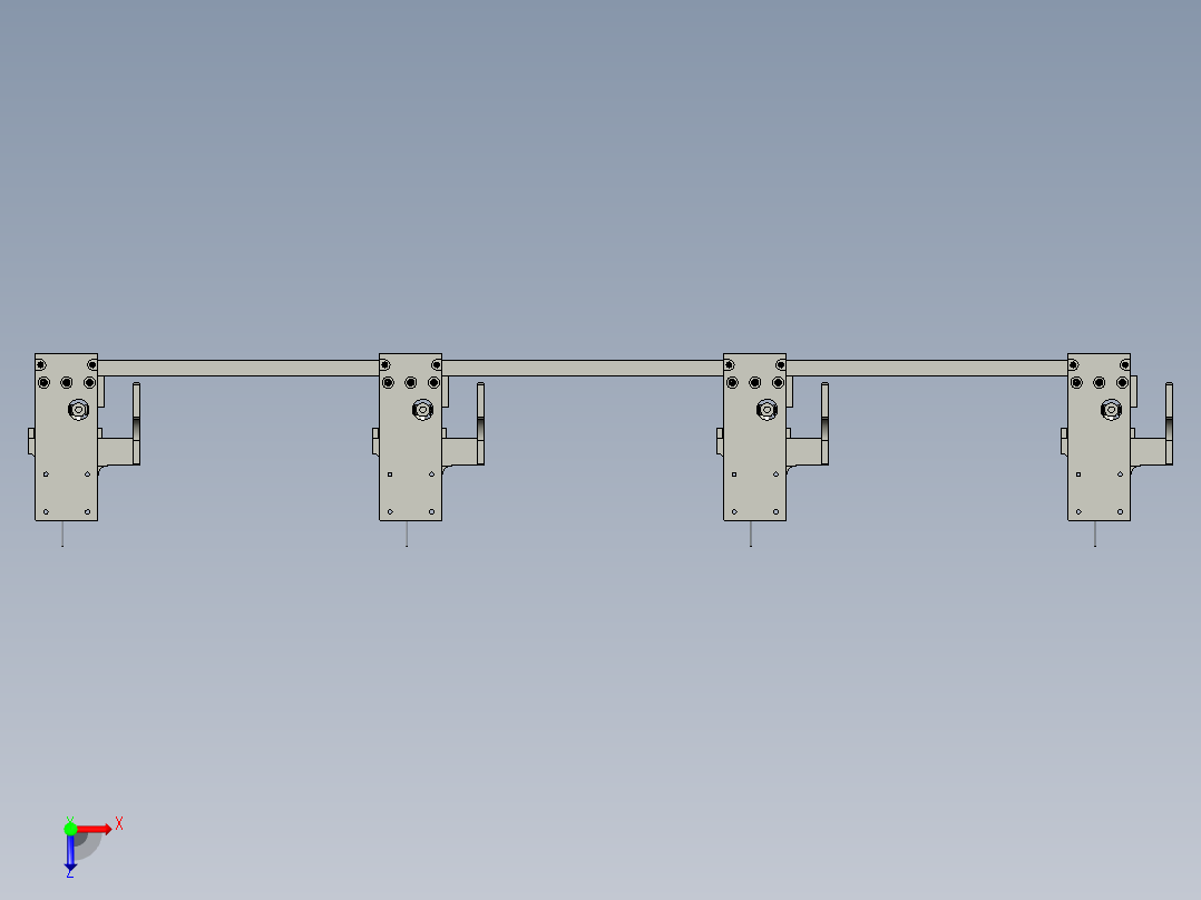夹爪模组2俯视图