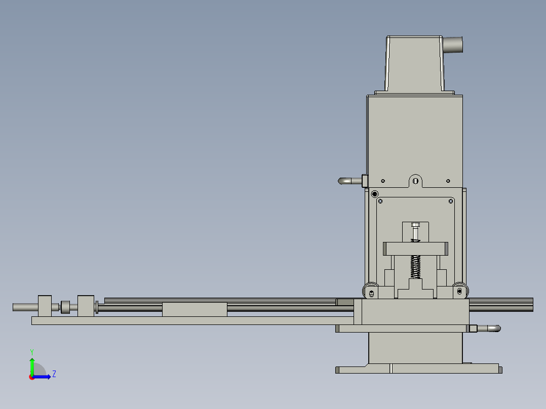 A20唇边冲切-左件左视图