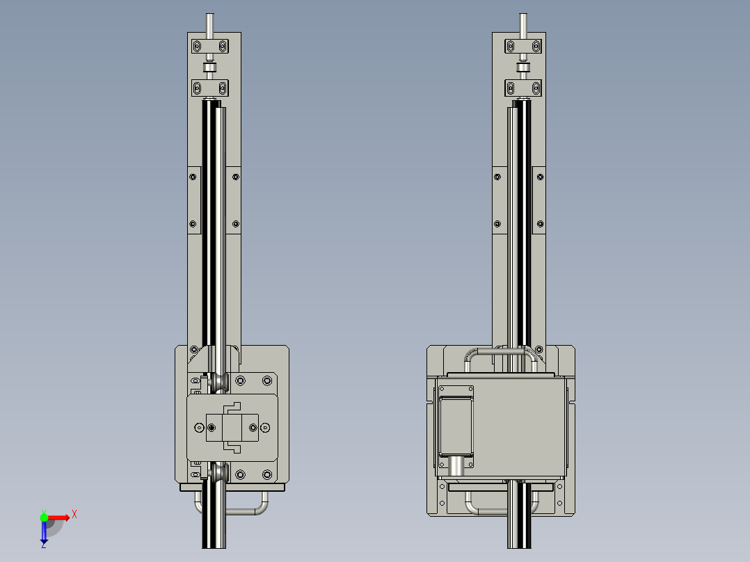 A20唇边冲切-左件俯视图