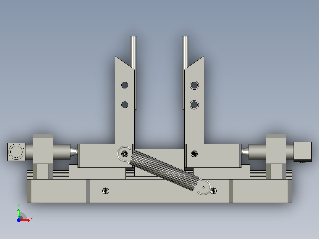 方案_圆柱滚子尺寸检测前视图
