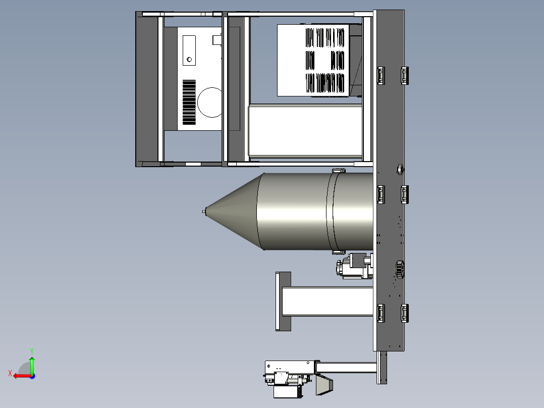 HJ焊接机器人组件后视图