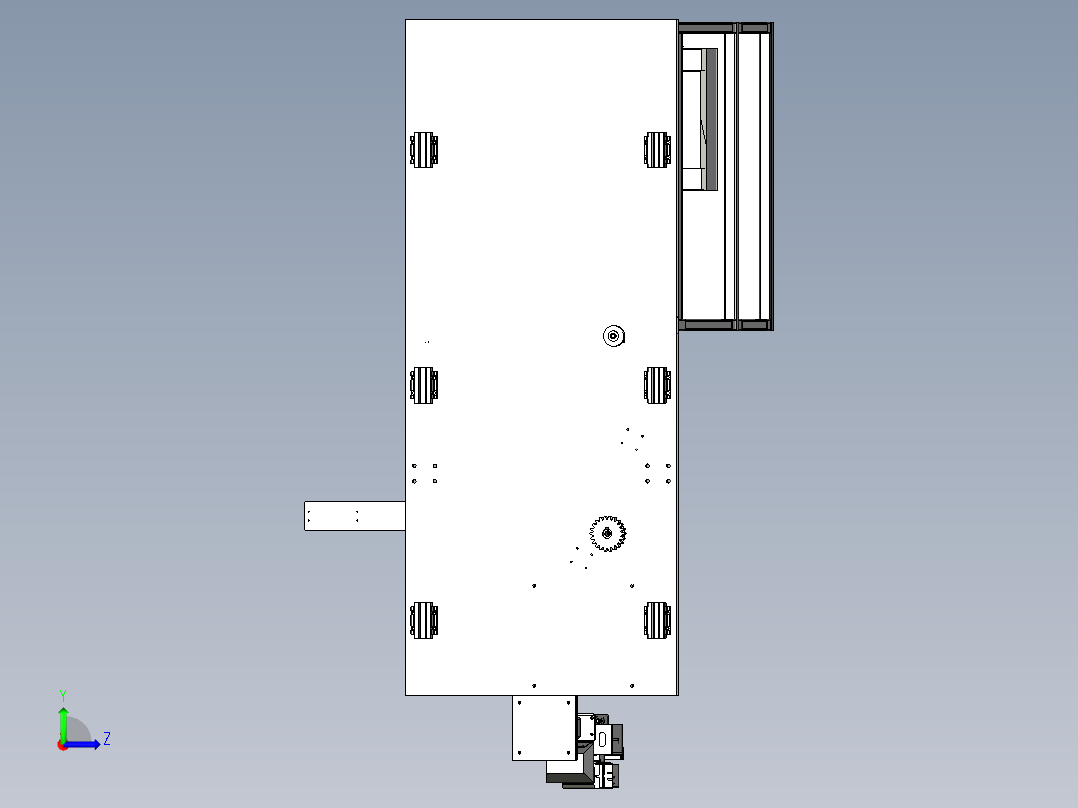 HJ焊接机器人组件左视图