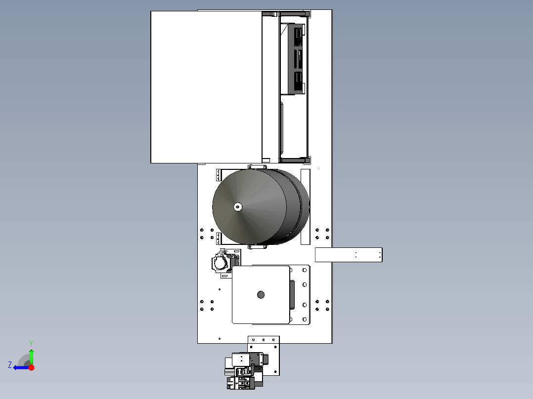 HJ焊接机器人组件右视图