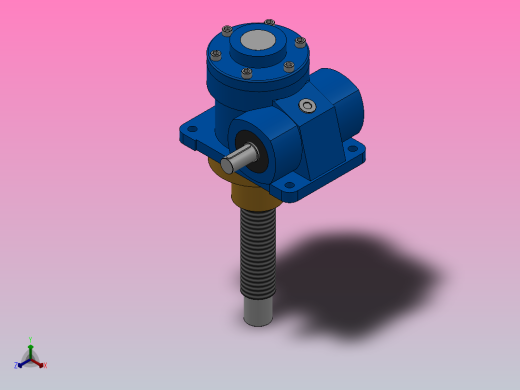 HK100T Ⅱ结构蜗轮丝杆升降机[HK100T-8-2-B-Ⅰ-300-X-A]