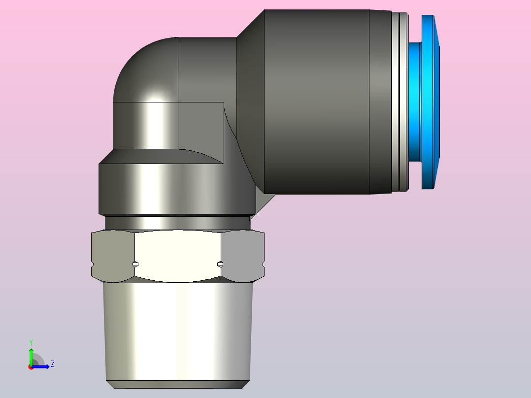 快插接头QSL-3_8-12-20左视图