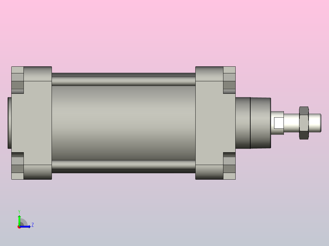 FESTO气缸DNG-100-100-PPV-A---_0_左视图