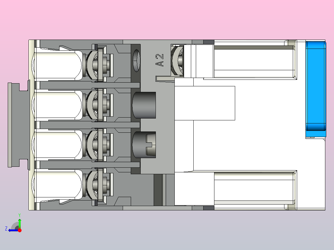 NC7-09～12交流接触器三维模型202204右视图