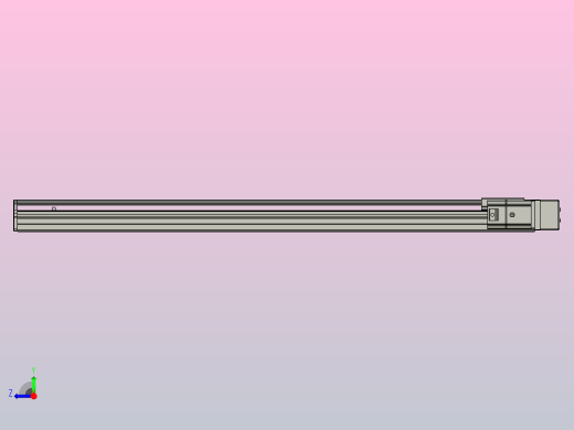 SYS12-BR-900-200W滚珠花健、支撑座、滚珠丝杠、交叉导轨、直线模组.STEP右视缩略图