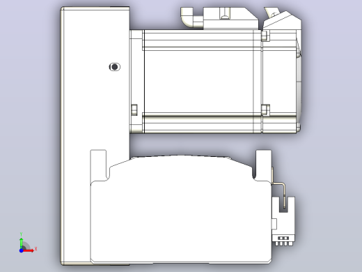 皮带直线轴半封闭可选导轨TPA-HNB-105D-90-L450-RU-Y-P20-N3前视缩略图