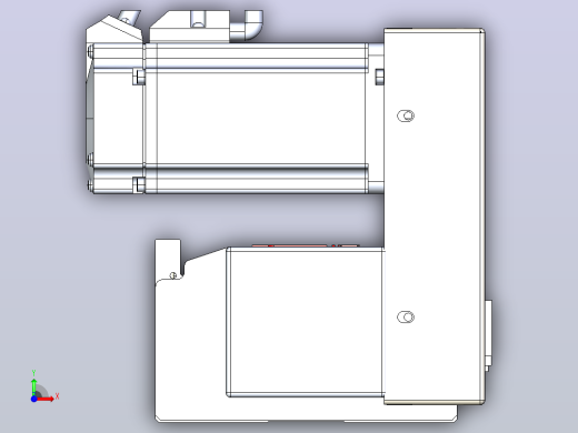 皮带直线轴半封闭可选导轨TPA-HNB-120D-110-L1000-RU-C-P40-N3前视缩略图