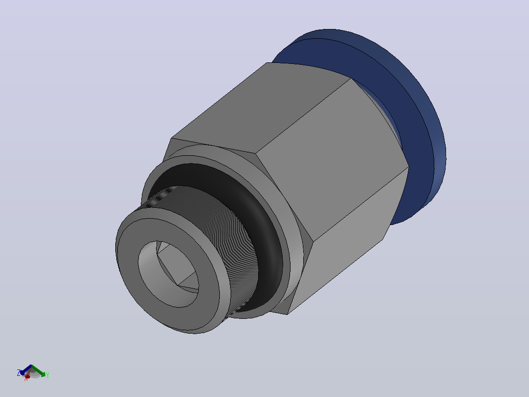 IPC-G 螺纹直通-G螺纹_IPC10-G02主视图