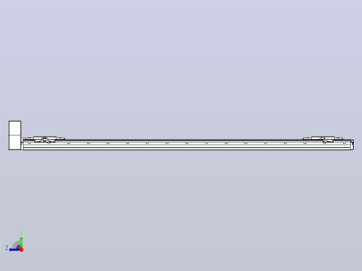 皮带直线轴双滑块型TPA-GCBS-120-P70-L600-RU-M20-N3右视缩略图
