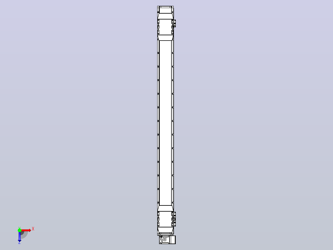 皮带直线轴双滑块型TPA-GCBS-120-P70-L600-RU-M20-N3俯视图
