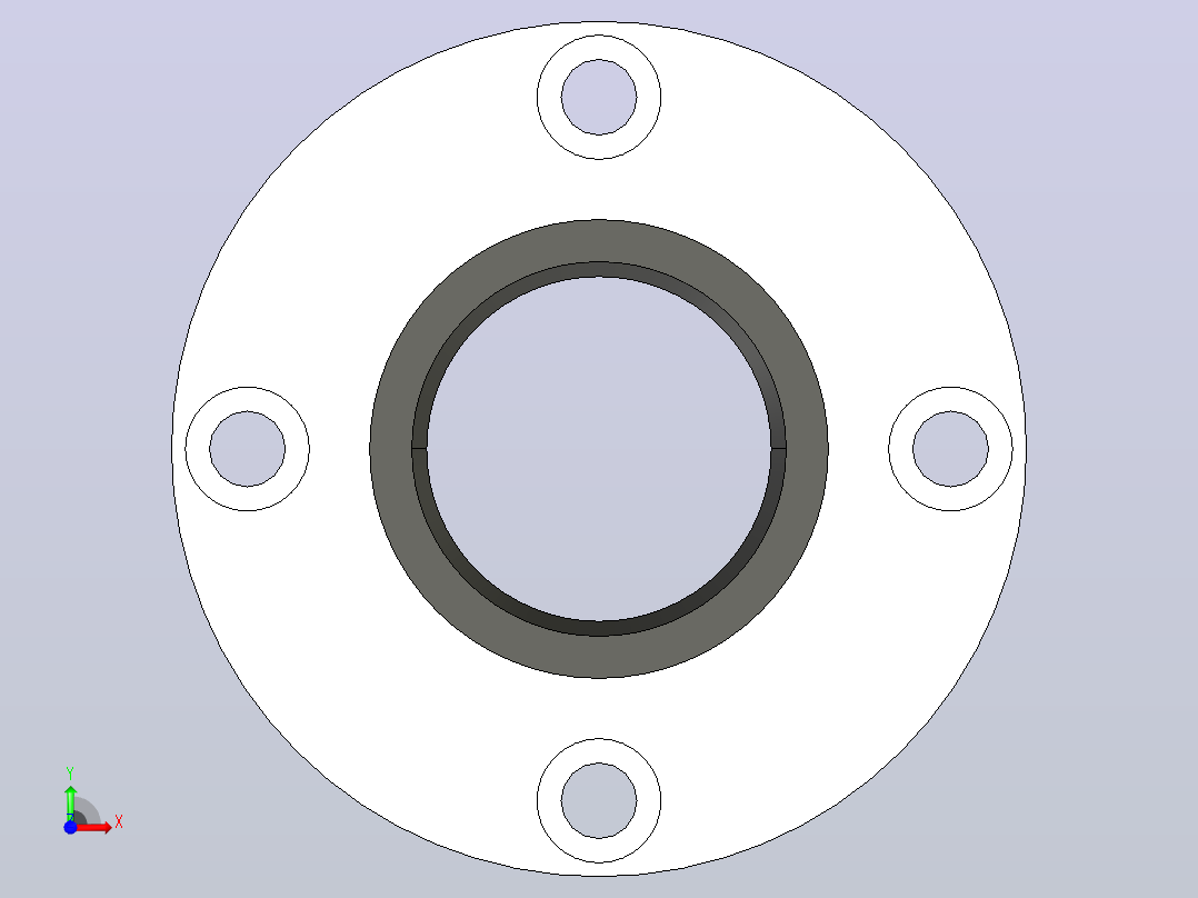 ZLHF..带法兰直线轴承 单衬型[ZLHFR-N-d25-D40-L59].rar.rar前视图
