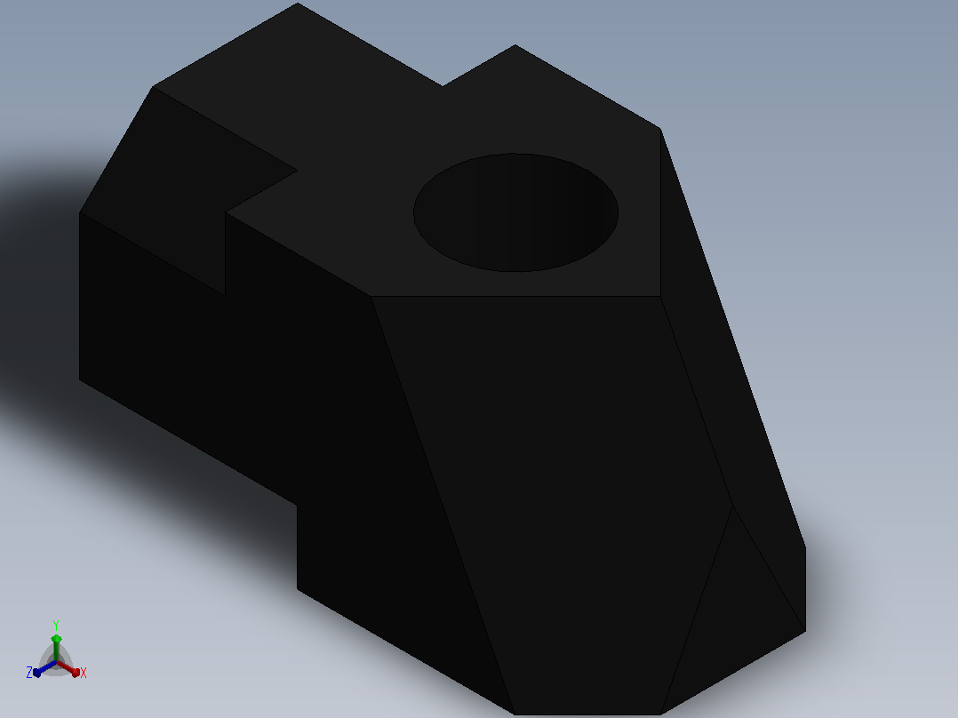SolidWorks 练习 2主视图