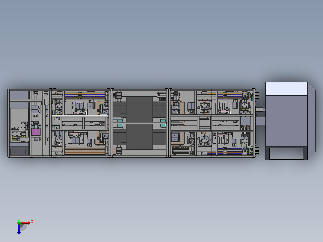 苹果手机产品涂UV胶线俯视图