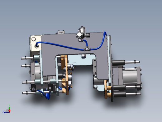 气动冲压装配结构sw18可编辑