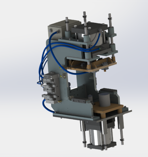 气动冲压装配结构sw18可编辑缩略图