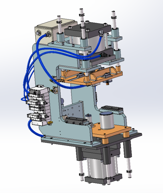 气动冲压装配结构sw18可编辑缩略图