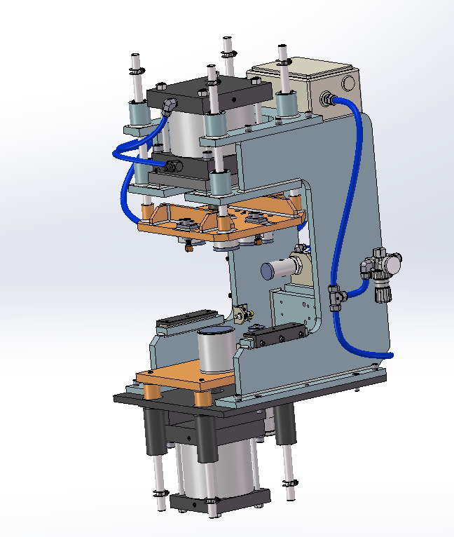 气动冲压装配结构sw18可编辑